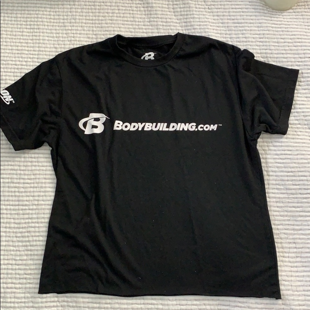 Cropped body building Tee- S